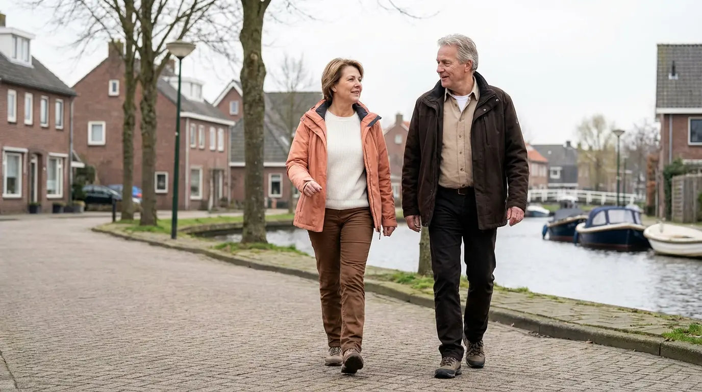 Tweetal in de natuur — drie minuten stevig, drie minuten rustig